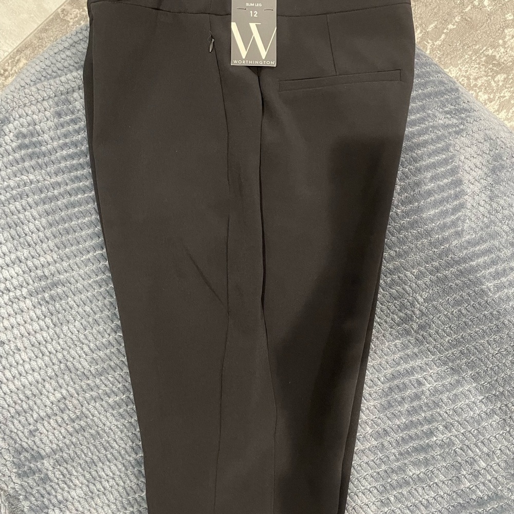 Worthington Classic Black Trousers
